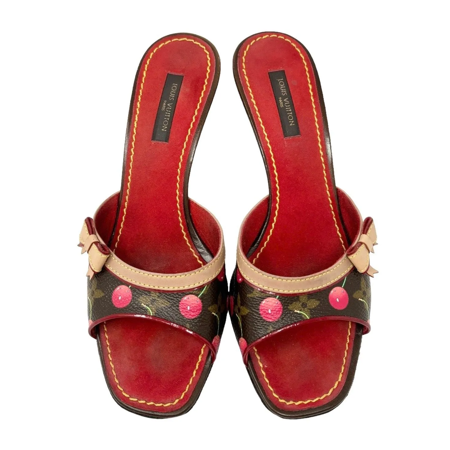 Louis Vuitton Cherry Logo Heels