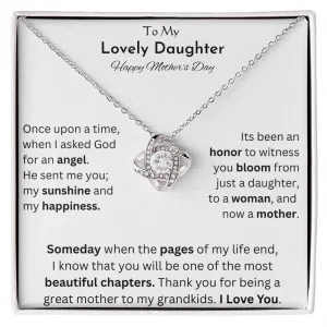 Lovely daughter - Love Knot Necklace