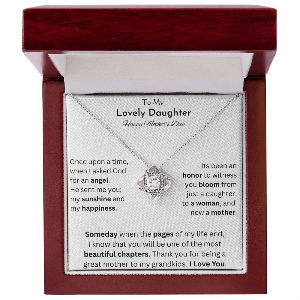 Lovely daughter - Love Knot Necklace