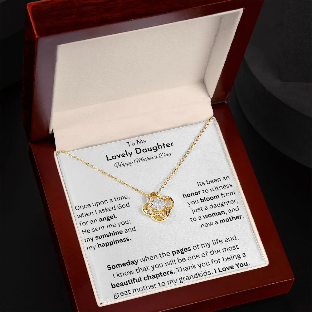 Lovely daughter - Love Knot Necklace
