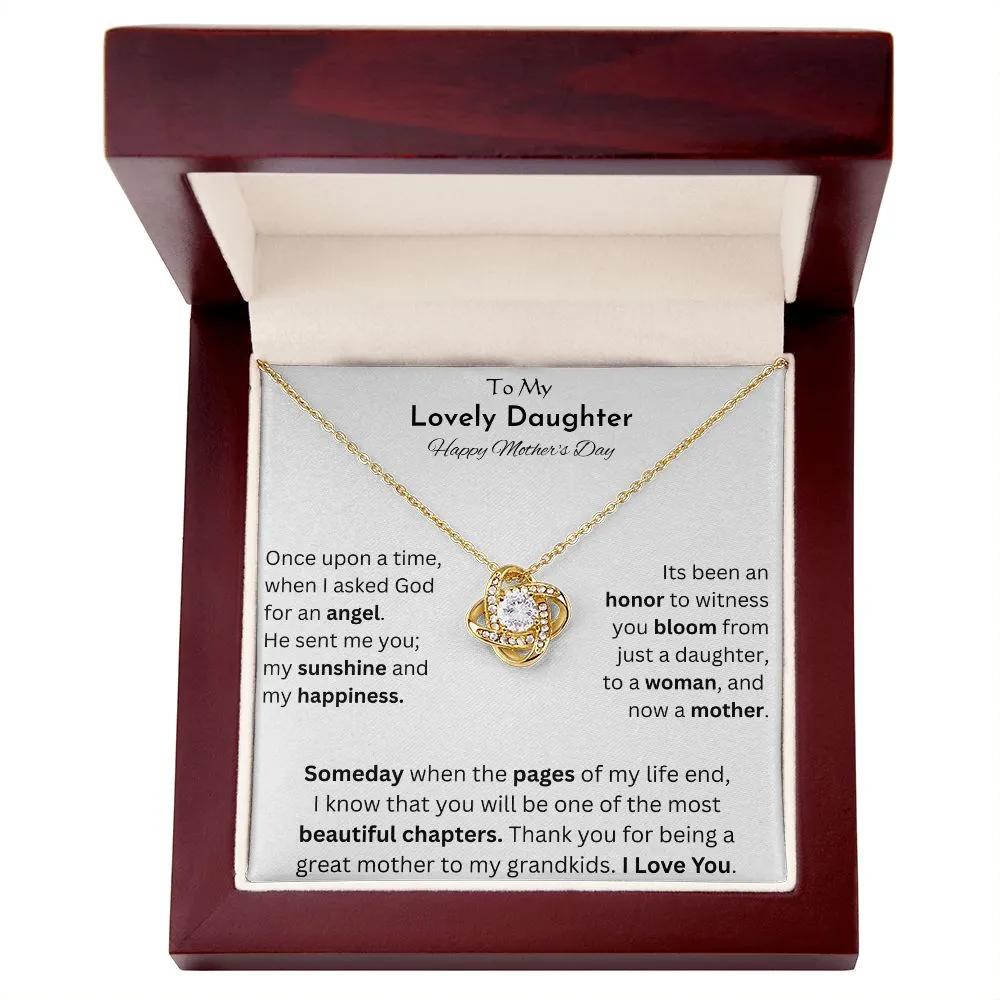 Lovely daughter - Love Knot Necklace