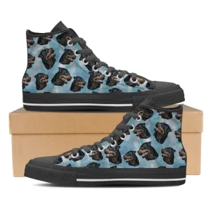 Loyal Rotties Mens High Top Shoe (Black)
