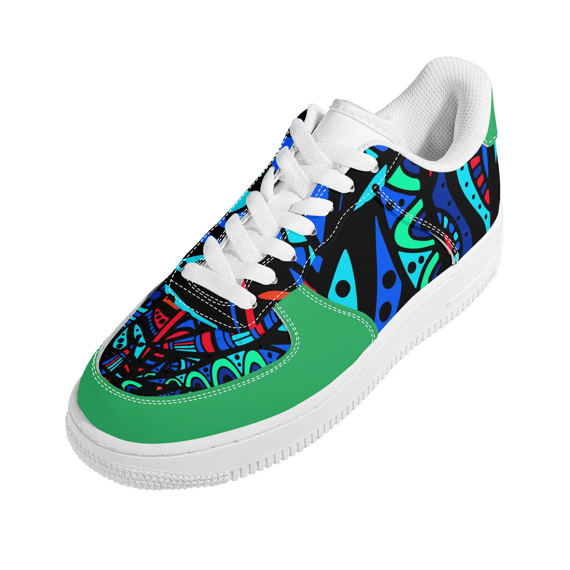 Malika African Print Low Top Unisex Sneaker