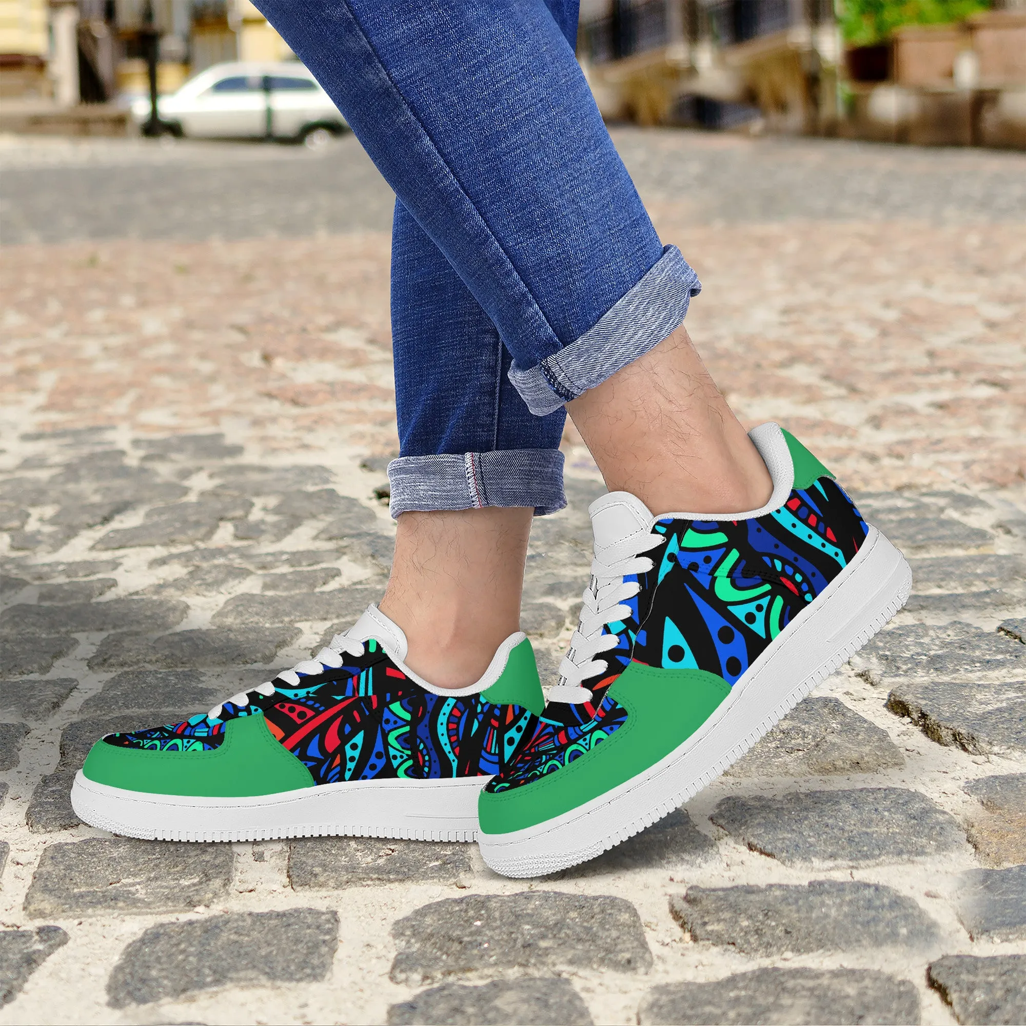 Malika African Print Low Top Unisex Sneaker