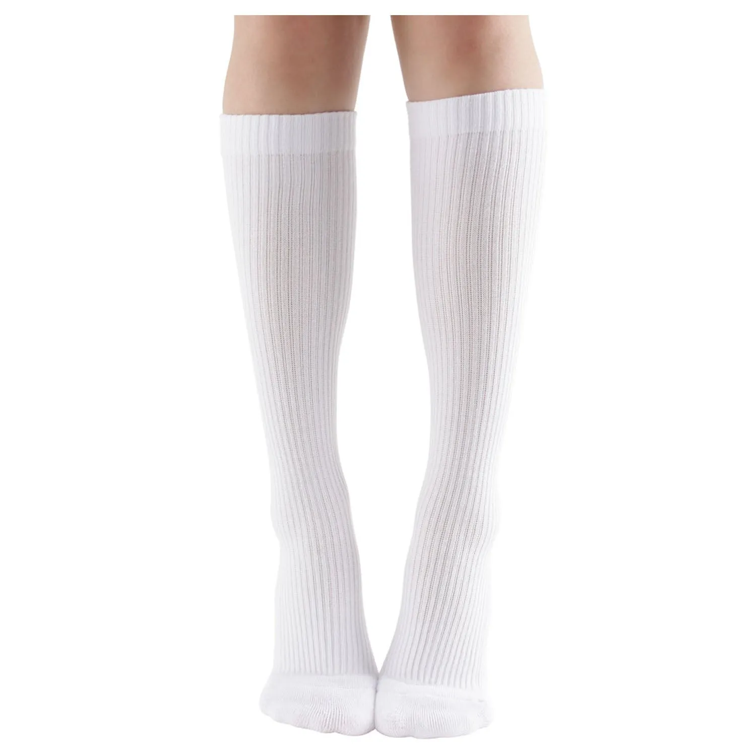 MD 8-15mmHg Knee High Compression Socks Cushion For Shin Splints