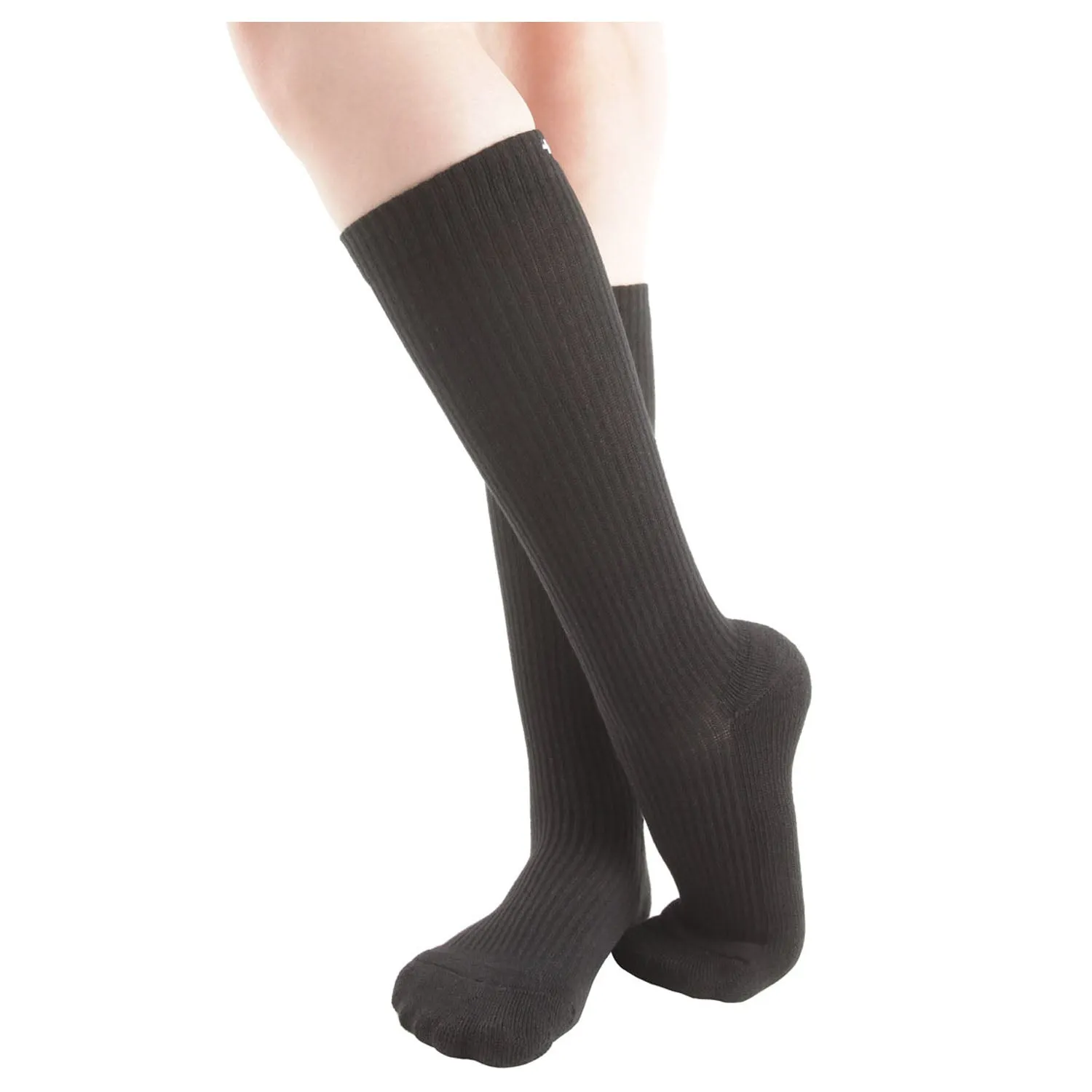 MD 8-15mmHg Knee High Compression Socks Cushion For Shin Splints