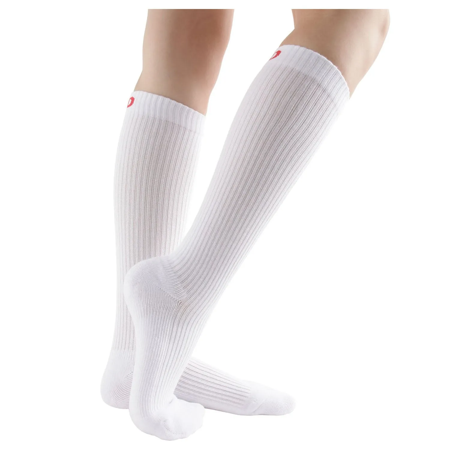 MD 8-15mmHg Knee High Compression Socks Cushion For Shin Splints