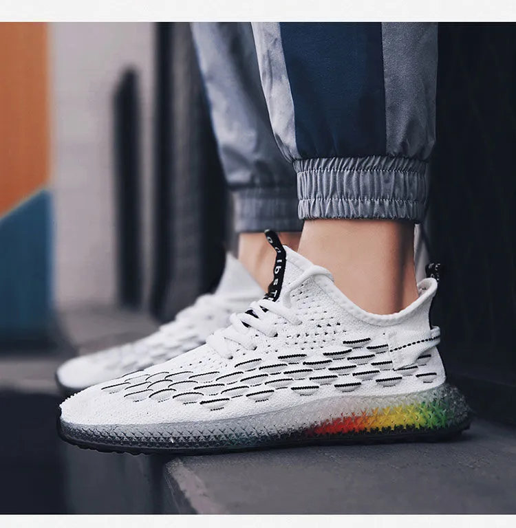 men sports running shoes casual