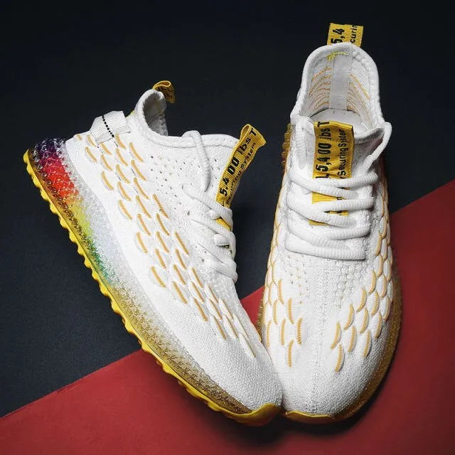 men sports running shoes casual