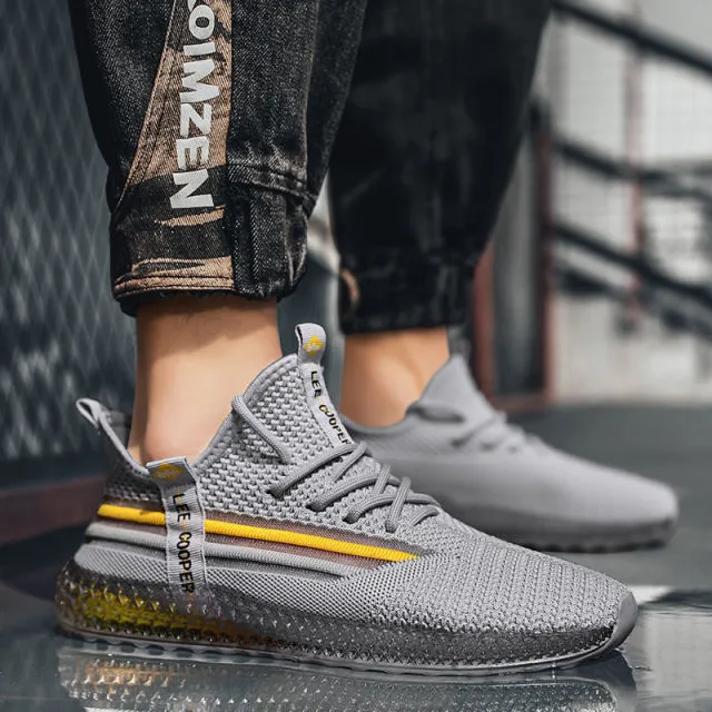 men sports running shoes casual