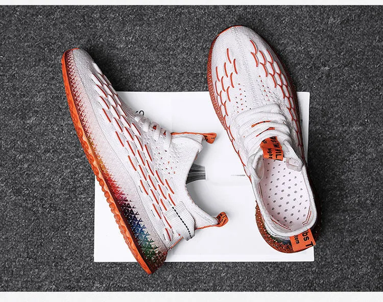 men sports running shoes casual