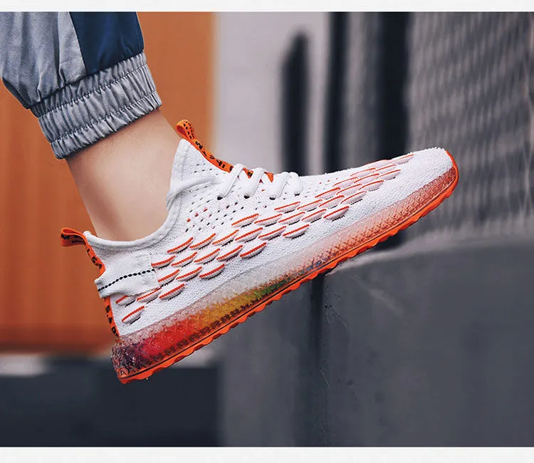 men sports running shoes casual
