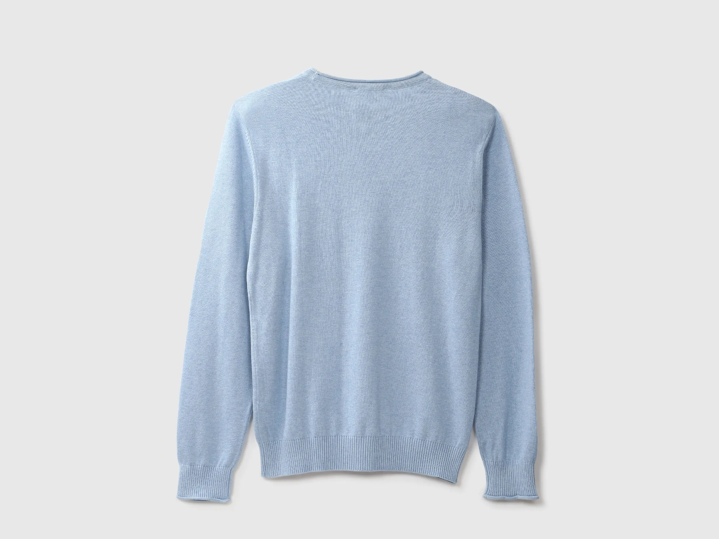 Mens Long Sleeve Solid Sweater