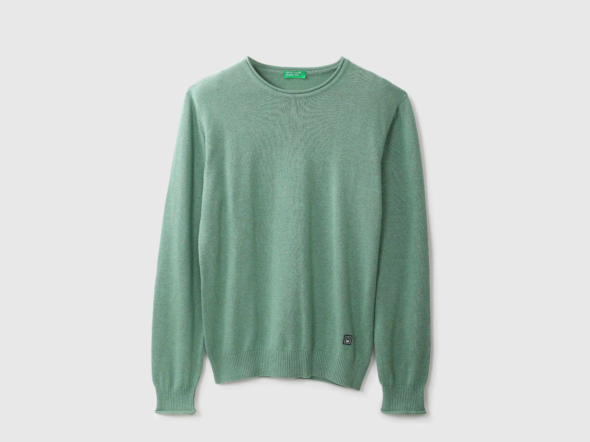 Mens Long Sleeve Solid Sweater