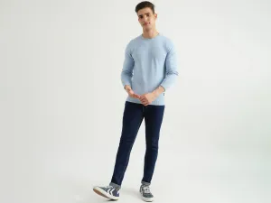 Mens Long Sleeve Solid Sweater