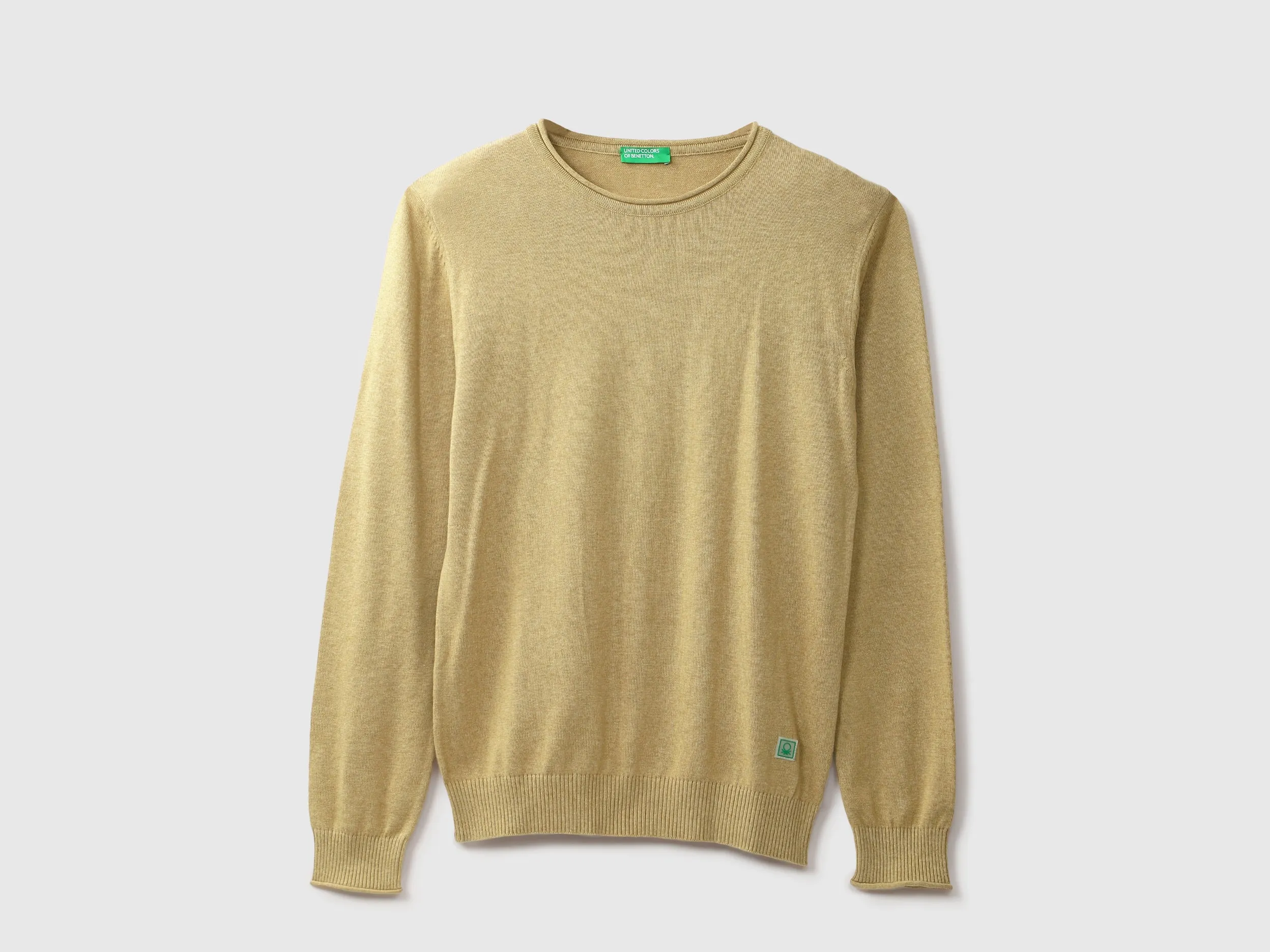 Mens Long Sleeve Solid Sweater