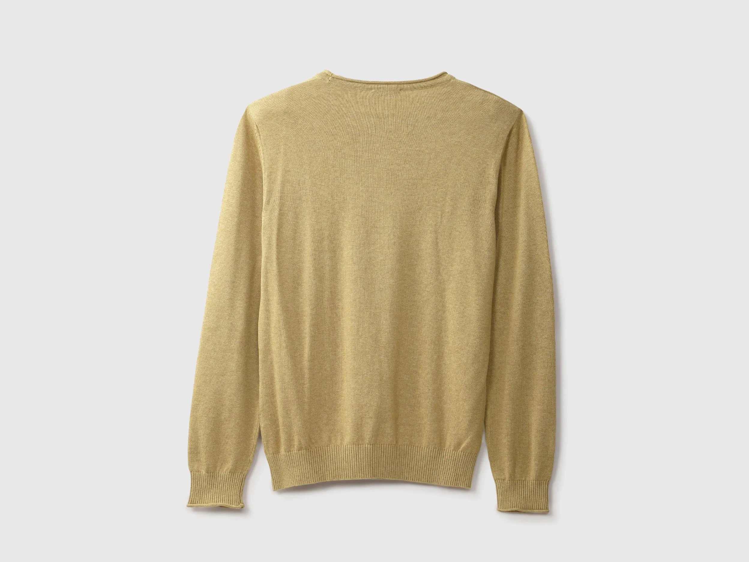 Mens Long Sleeve Solid Sweater