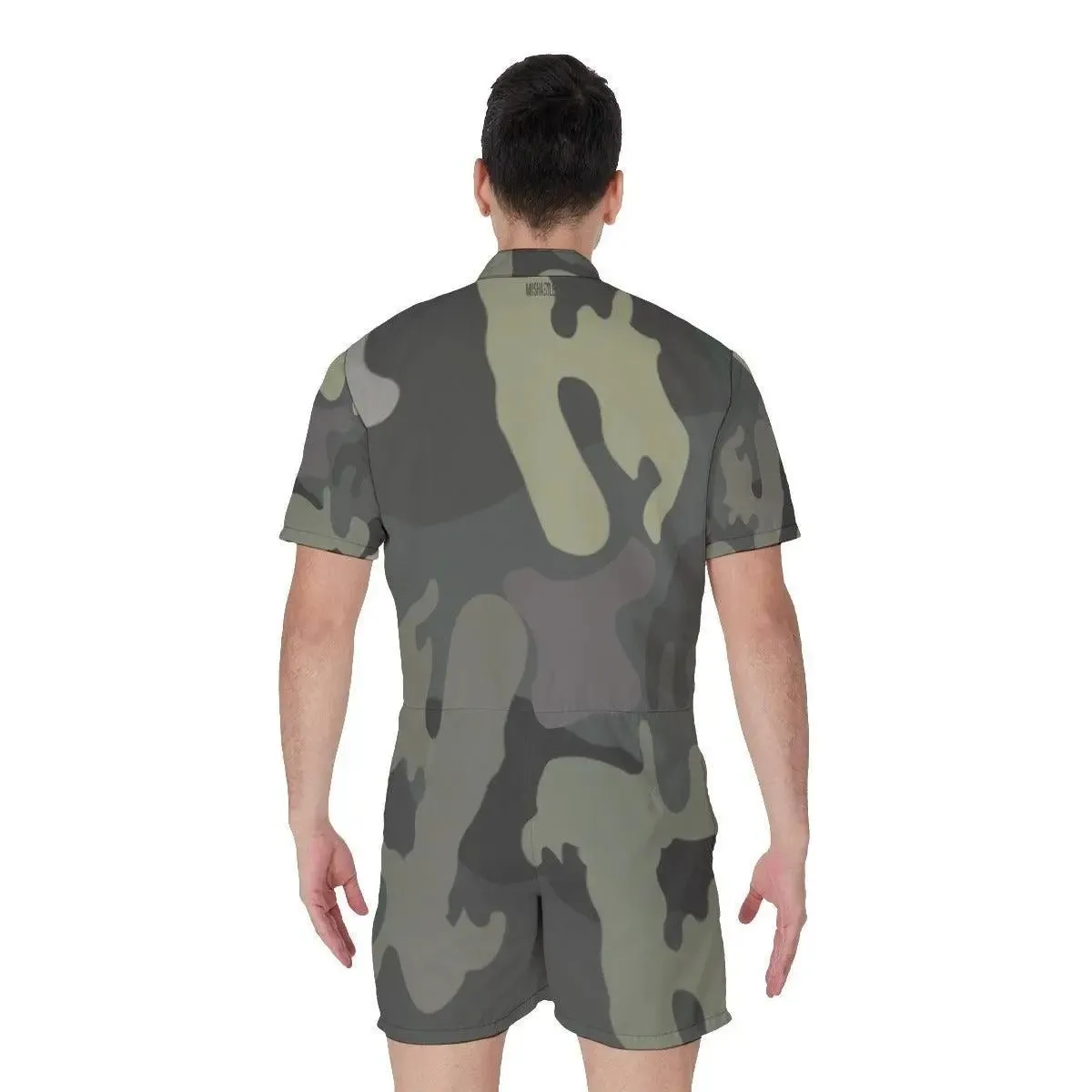 Misha Army Men's Rompers