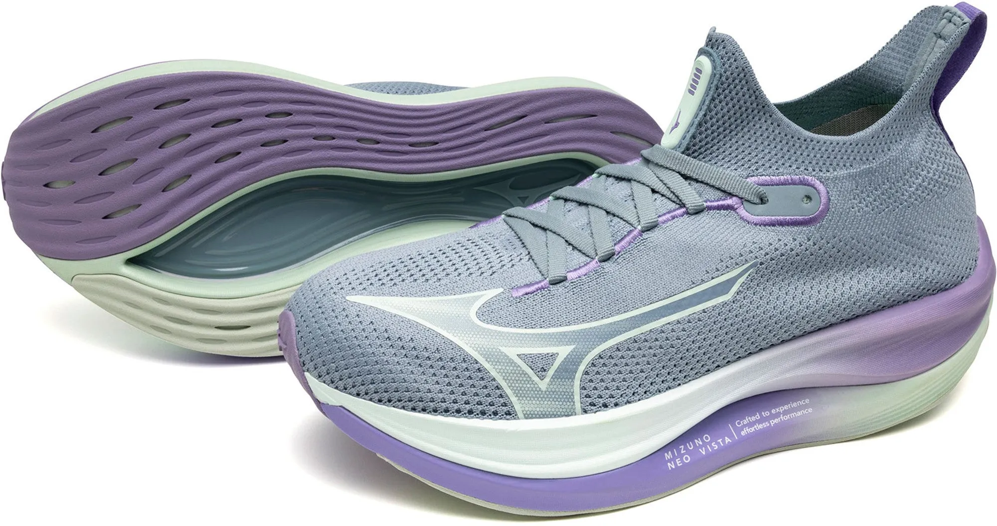 Mizuno Neo Vista Womens Running Shoes - Grey