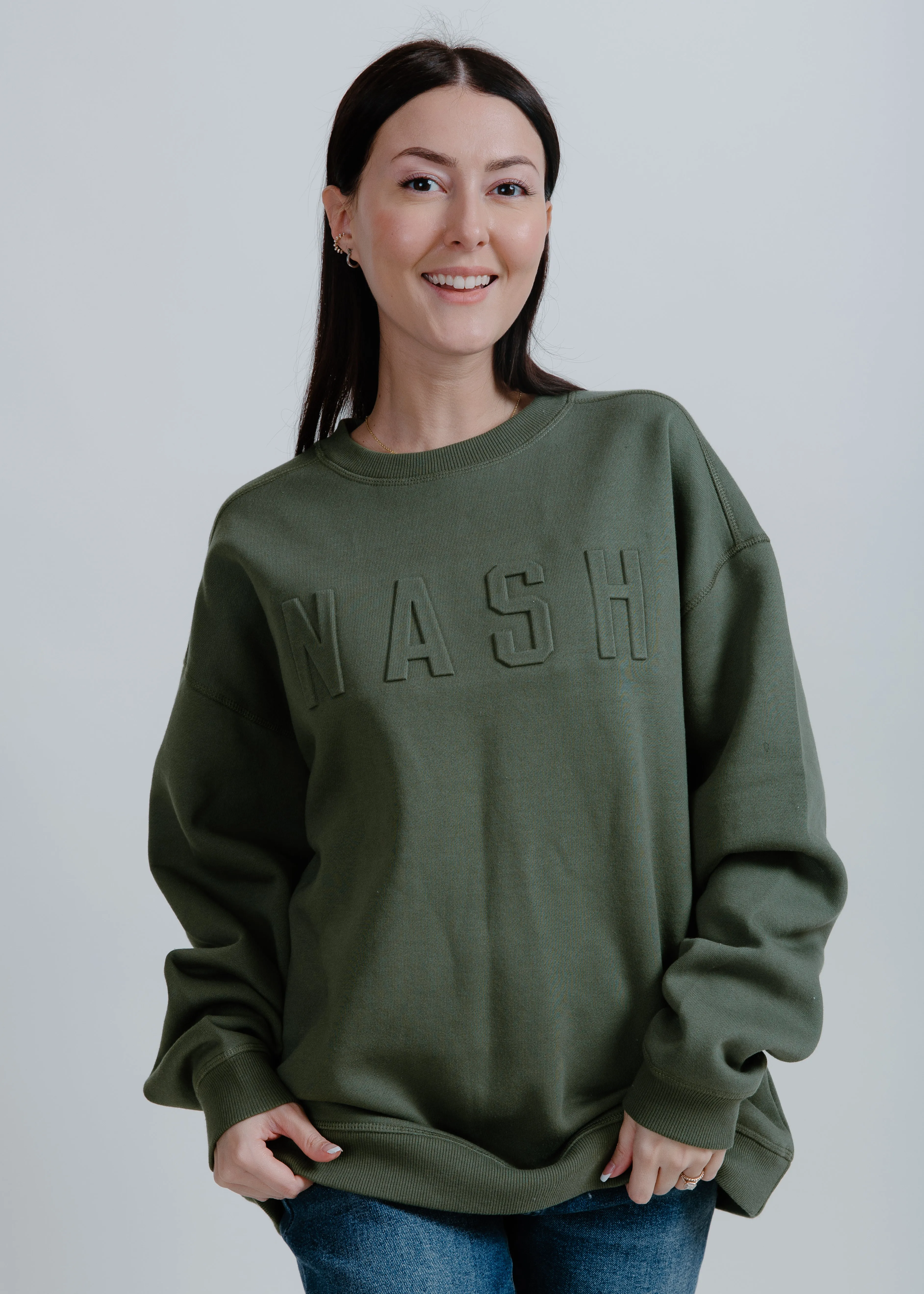 NASH Iconic Crewneck - Deep Green
