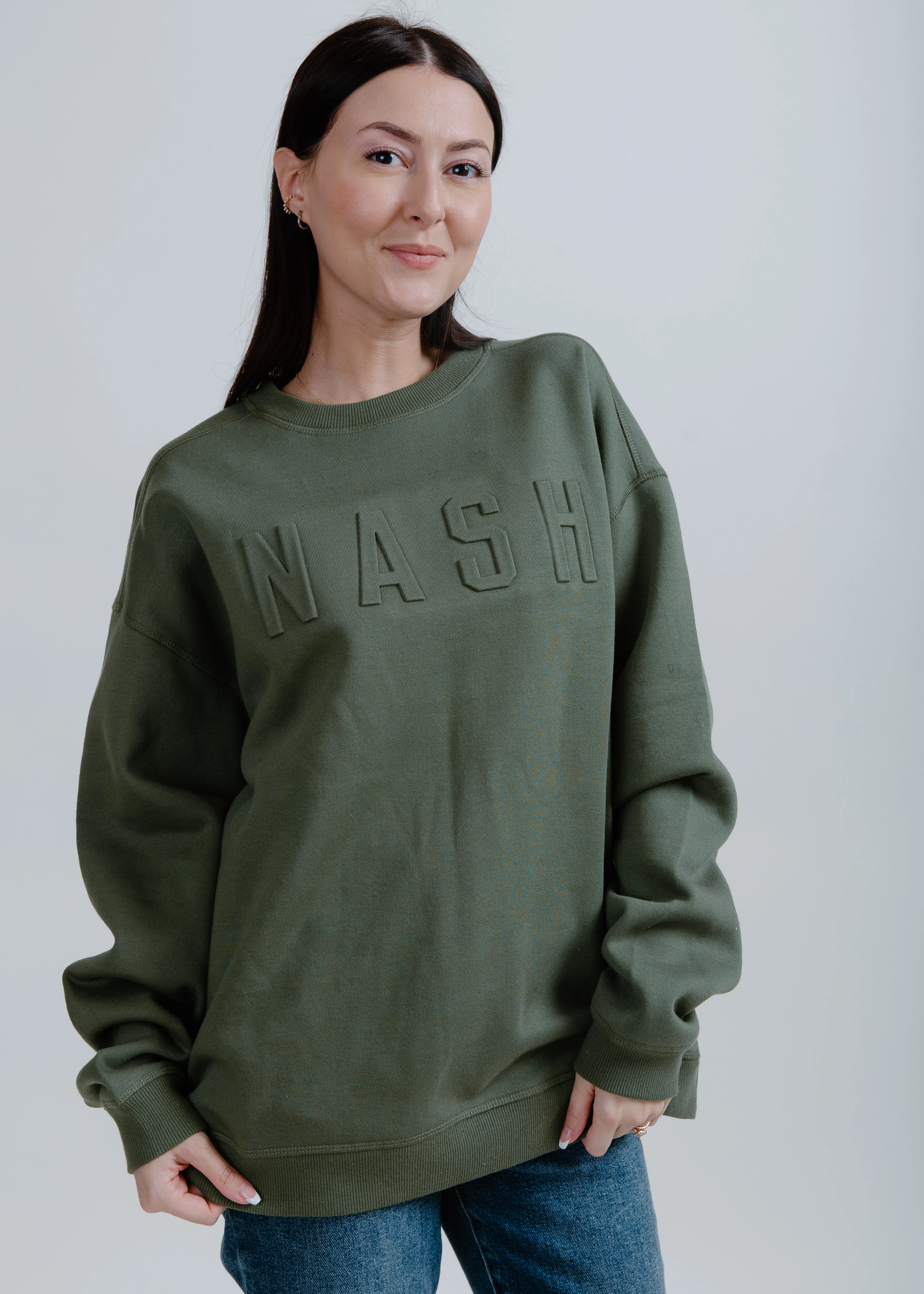 NASH Iconic Crewneck - Deep Green