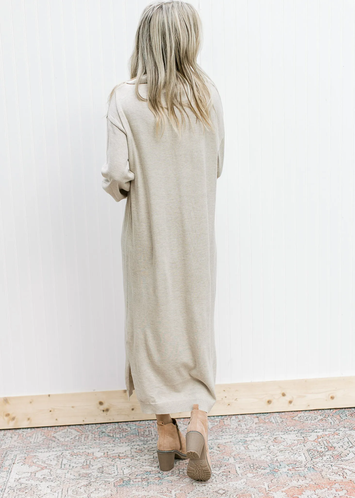 Natural Sweater Dress B