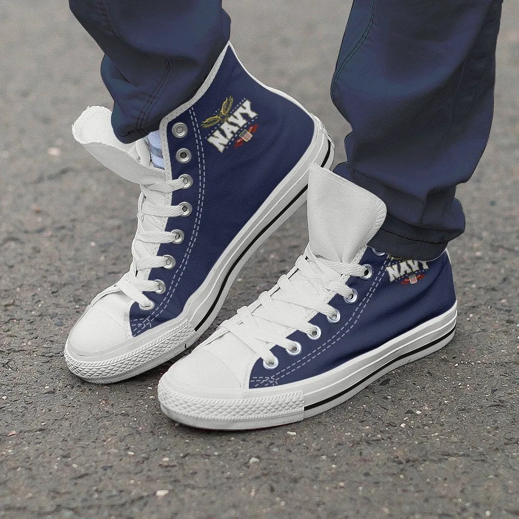 Navy High Tops