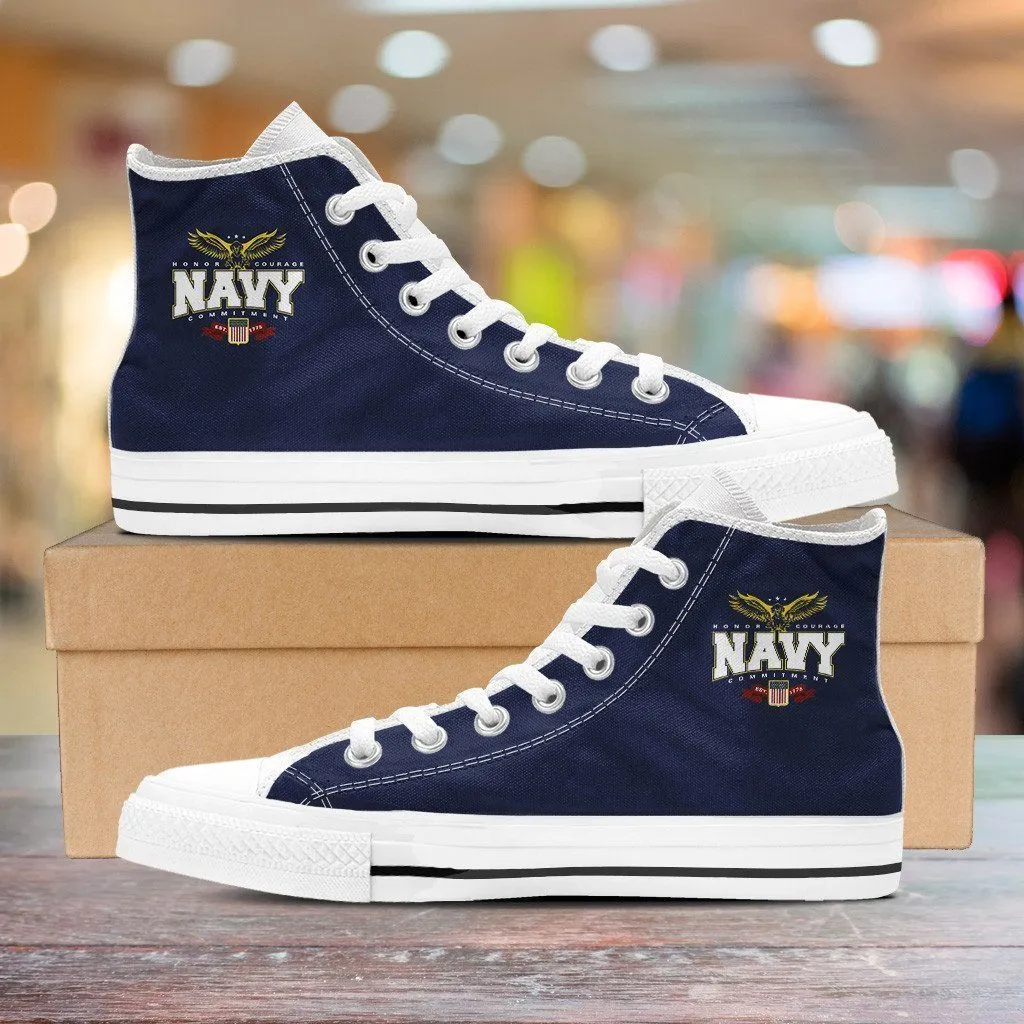 Navy High Tops
