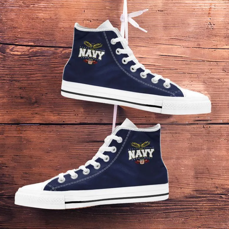 Navy High Tops
