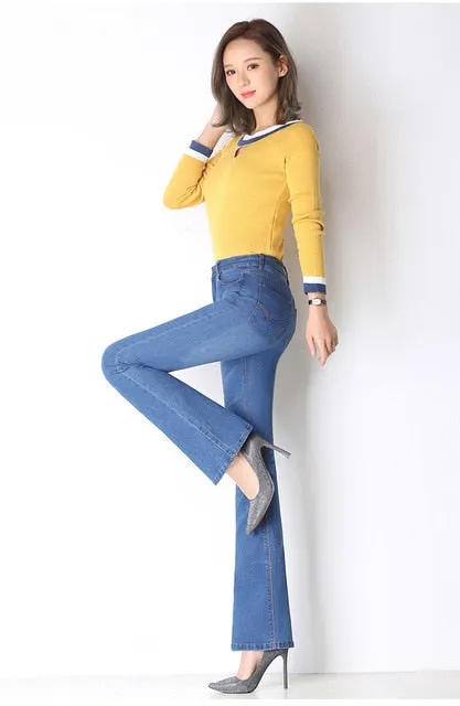New Women's Casual Jeans Slim Jeans