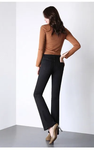New Women's Casual Jeans Slim Jeans