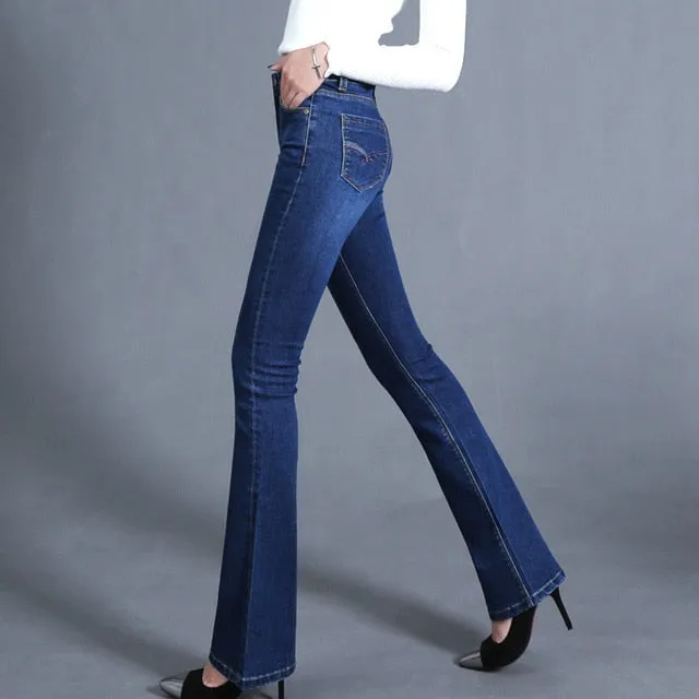 New Women's Casual Jeans Slim Jeans