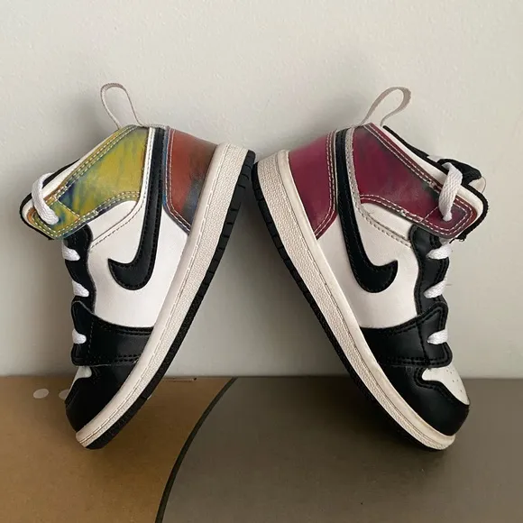 Nike Jordan 1 Mid SE ‘Heat Reactive’ Toddler Sneakers - SZ 8 C
