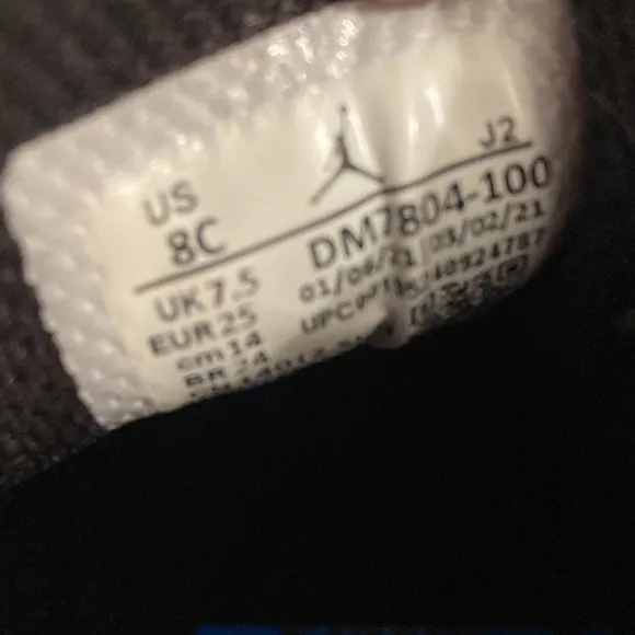 Nike Jordan 1 Mid SE ‘Heat Reactive’ Toddler Sneakers - SZ 8 C