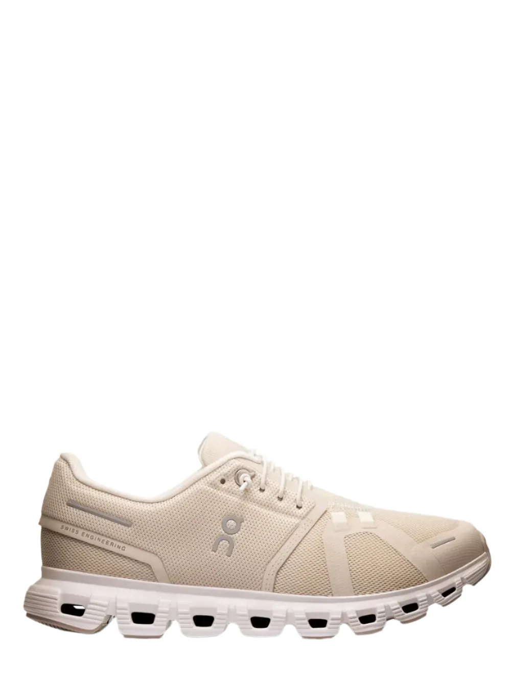 On Running Women's Cloud 6 Sneaker in Pearl/White
