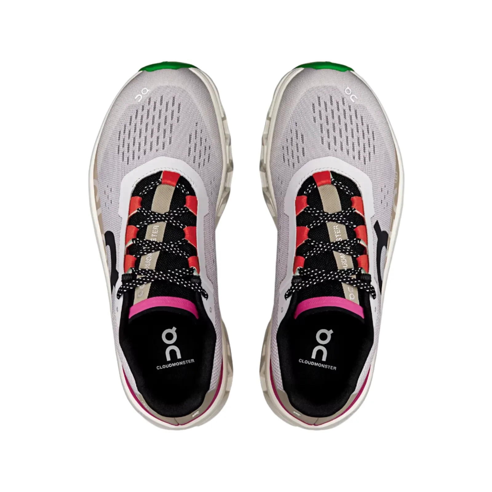 On Running Women's Cloudmonster Sneaker in Silver/Ivory