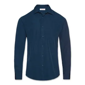 Orlebar Brown - Giles GD Tailored Fit Shirt in Blue Slate