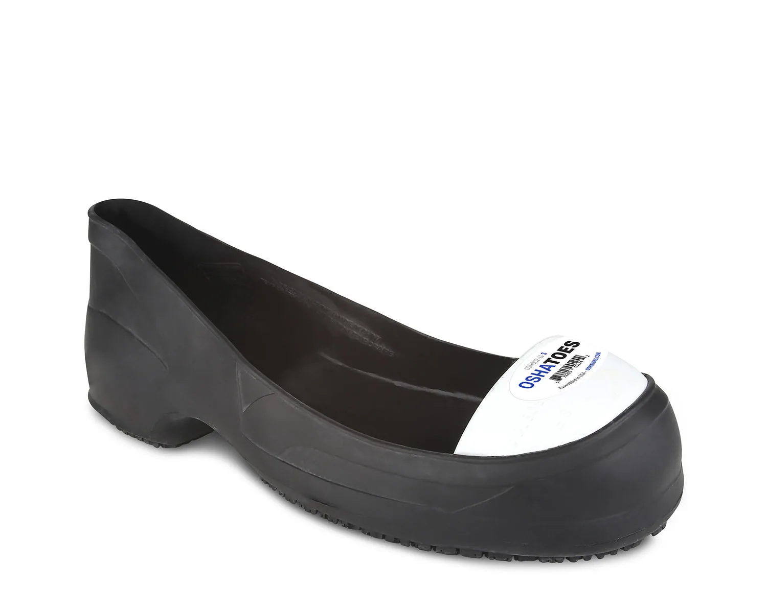 OSH002 (ARC), STEEL toe Cap Chemical Resistant Natural RUBBER Safety Overshoes (Color Coded by Size)