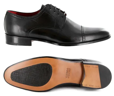 Paolo Scafora Black Shoes – Size: 12.5 US / 11.5 UK