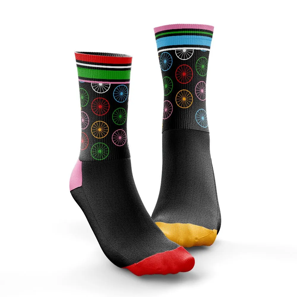 Pedal Power Cushioned Cycling Socks