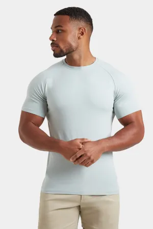 Premium Muscle Fit T-Shirt in Soft Green