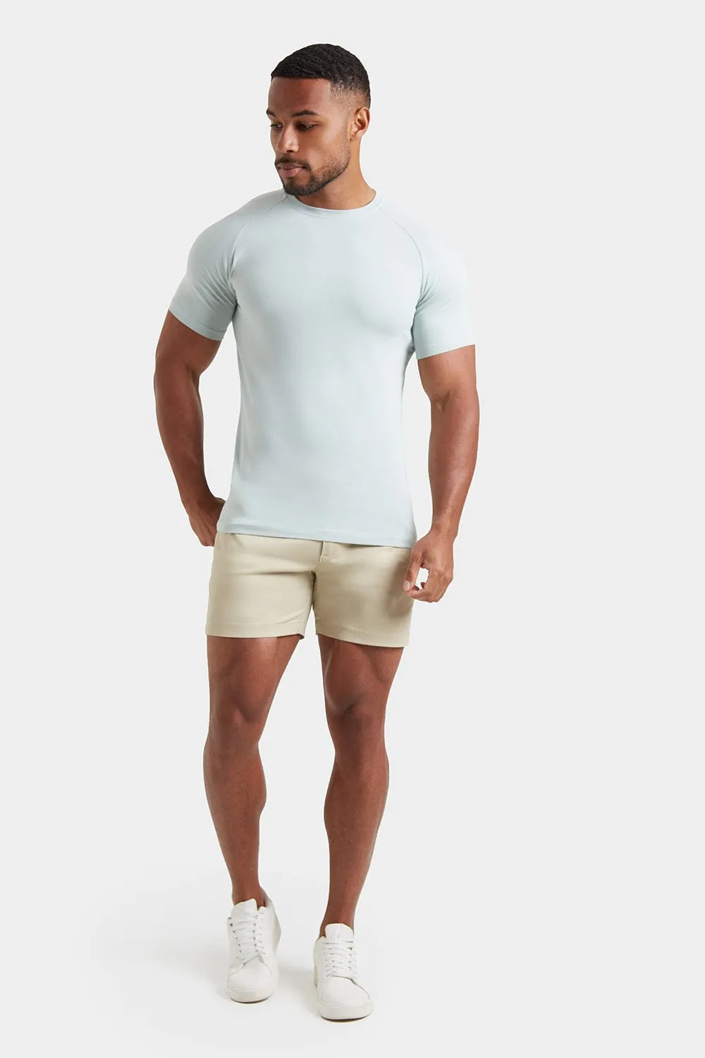 Premium Muscle Fit T-Shirt in Soft Green