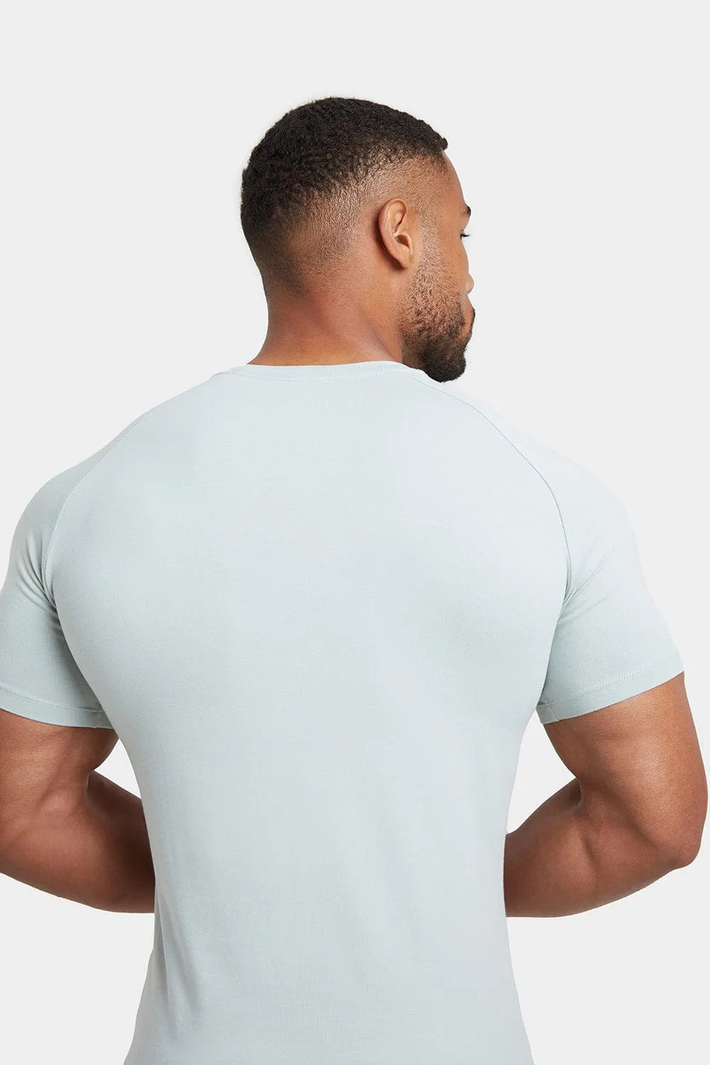 Premium Muscle Fit T-Shirt in Soft Green