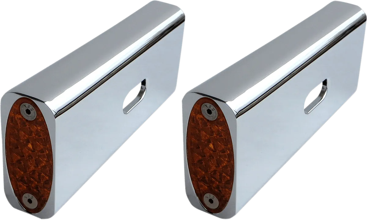 Pro-One Performance 909106 Fender Strut Marker Light - Amber LED - Chrome
