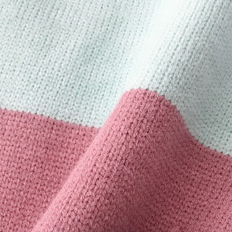 "LAZY PASTEL WIDE STRIPE" SWEATER K112220
