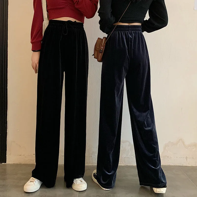 "LOOSE AND LAZY" LOOSE PANTS S032601