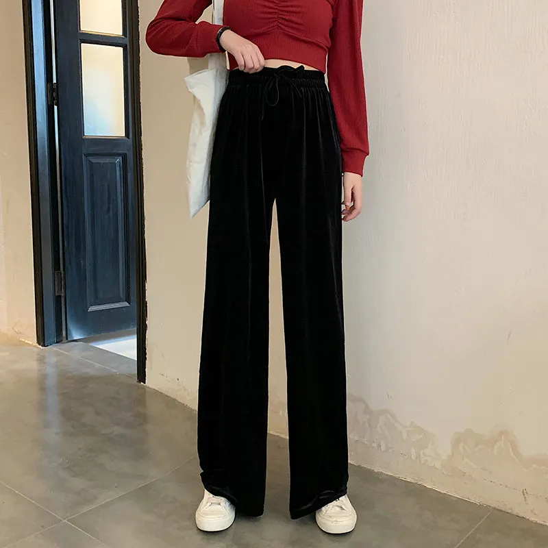 "LOOSE AND LAZY" LOOSE PANTS S032601