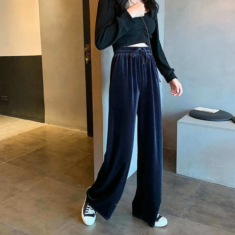 "LOOSE AND LAZY" LOOSE PANTS S032601