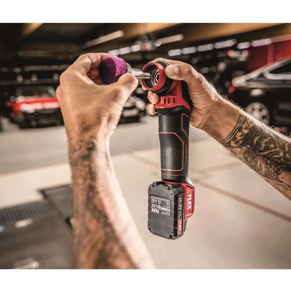 Random Orbital and Rotary Smart Cordless Polisher Kit Flex PXE 80 10.8-EC / 2.5 Ah