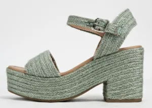 Rattan Platform Heel